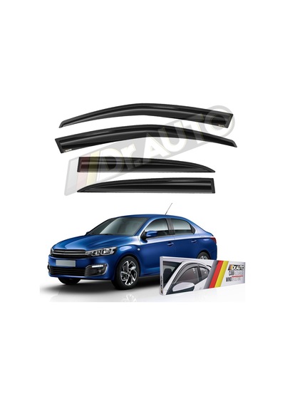 Citroen C-elysee Cam Rüzgarlığı 4lü