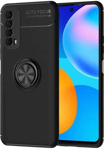 Huawei P Smart 2021 Kılıf Zore Ravel Silikon Kapak Siyah