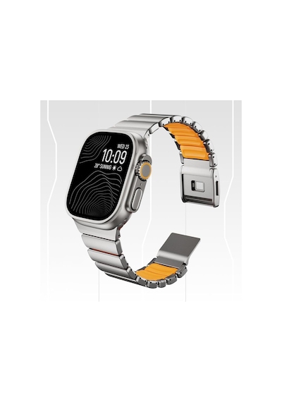 Apple Watch Ultra 2 3 49 Mm İle Uyumlu Titanyum Kordon Silikon İç Yüzey Hafif Premium Kayış Çok Renkli Apple Watch Ultra 2 3 49 Mm İle Uyumlu Titanyum Kordon Silikon İç Yüzey Hafif Premium Kayış Çok Renkli