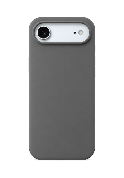Apple iPhone 17 Air Uyumlu İçi Kadife Kaplamalı Silikon Kılıf Airline Serisi Gri