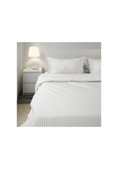 Ikea Nattjasmın Çift Kişilik Nevresim Takımı 220 X 240 Cm Beyaz