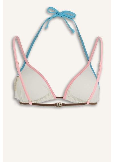 Defacto Lilyrose X Defacto Regular Fıt Bikini Üstü H8839ax26hswt16 Beyaz-wt16