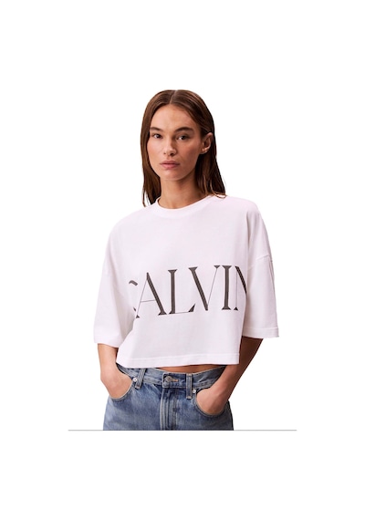 Calvin Klein Kadın T-shirt Beyaz