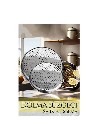 Sarma Dolma Süzgeci 2 Li Set Siyah