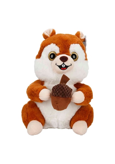 30 Cm Boyunda Yumuşak Dokulu Sevimli Peluş Sincap