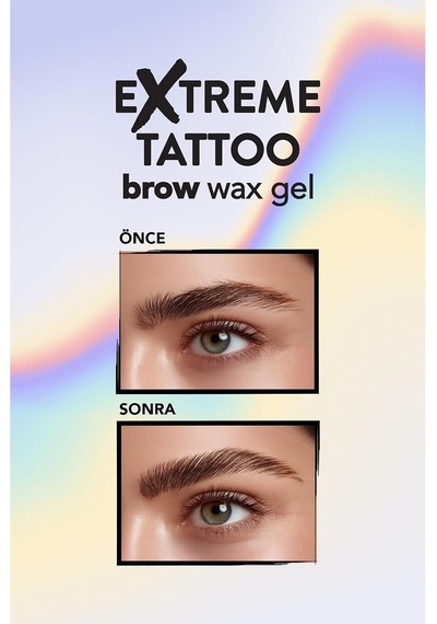 Extreme Tattoo Uzun Süre Sabitleyici Etkili Transparan Jel Kaş Wax'ı Diğer