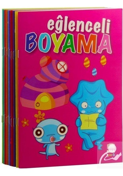 Eğlenceli Boyama Seti 10 Kitap / Kolektif