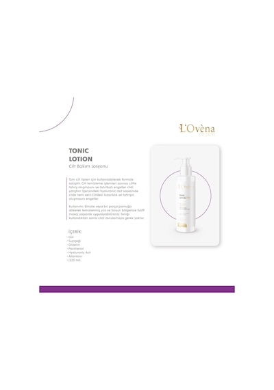 Lovena De Paris Yatıştırıcı ve Sakinleştirici Losyon 225 ML