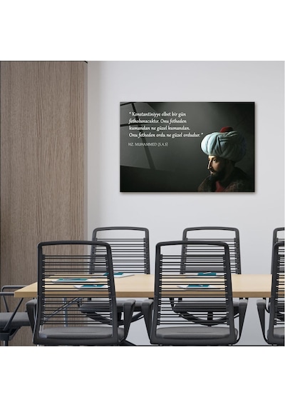 Decorita Fatih Sultan Mehmet | Fsm Cam Tablo | Peygamber Müjdesi