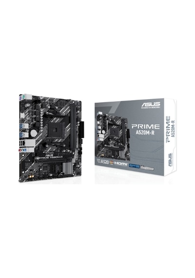 Prıme A520m-r Ddr4 5100mhz 1xhdmı 1xm.2 Usb2.0 Matx Am4 Am4 5000/4000/3000 Serileri İle Uyumlu