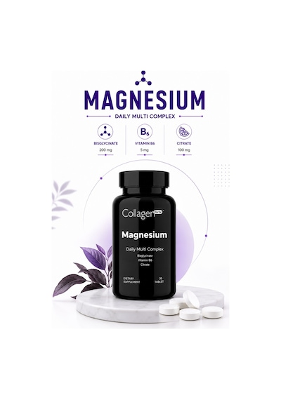 Collagen Forte Platinum Magnezyum With Vitamin B6 30 Tablet