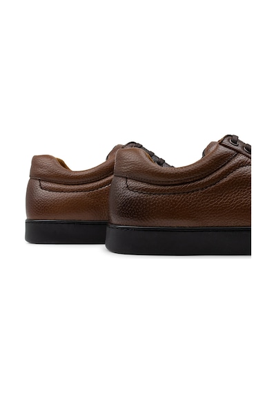Deery Hakiki Deri Taba Rengi Sneaker Erkek Ayakkabı - 01876Mtbac01 Taba