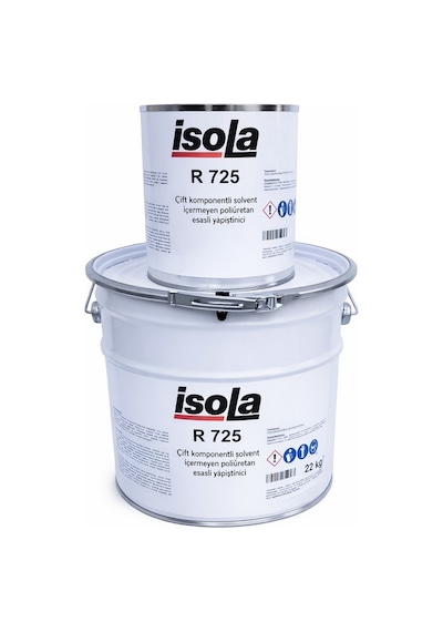 Isola R725 25 kg İki Bileşenli Poliüretan Esaslı Yapıştırıcısı Pu Bazlı Çift Komponentli Tutkalı