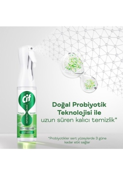 Misket Limonu İle Doğal Probiyotikli Yüzey Temizleyici 508 Yeşil