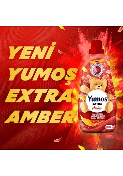 Yumoş Amber + Lilyum + Orkide Extra Canlı Renkler Çamaşır Deterjanı 3 x 1440 ML