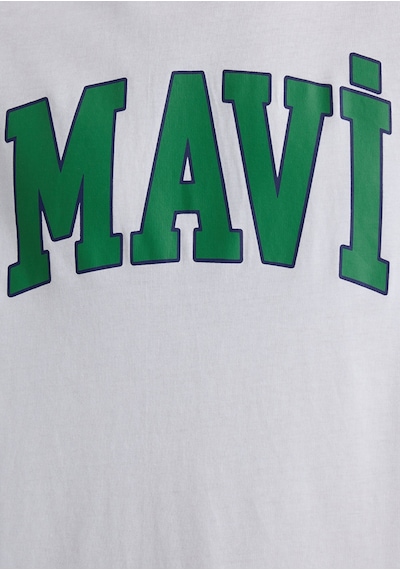 Mavi - Mavi Logo Baskılı Beyaz Tişört 0611711-620 Beyaz