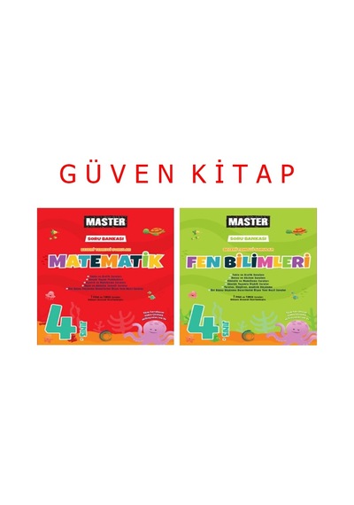 Okyanus Yayınları 4.sınıf Master Matematik Fen Soru Bankası Seti