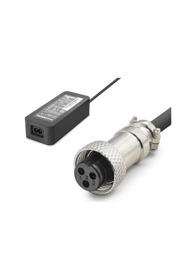 Siyah Scooter Adaptörü 42v 2a 84w 3 Pin 9 Mm