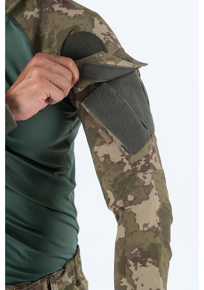 Combat Tactical Outdoor Taktik Tişört Operasyon Tişörtü Uzun Kol T-shirt - 401 Haki