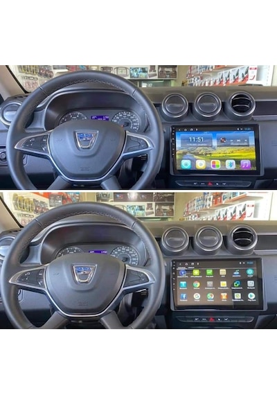 Dacia Duster 2019-2021 Android 10.0 Multimedya Navigasyon
