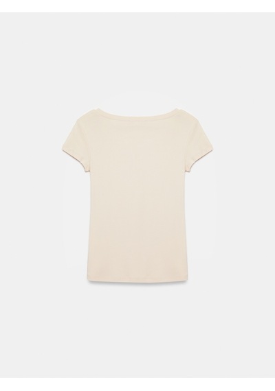 Dilvin 32688 %100 Pamuk Basic T-shirt-taş