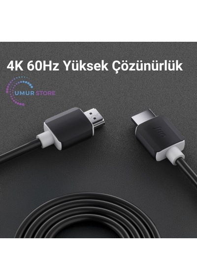 4k 60hz 18gbps Hdr Arc Hdcp Destekli Hdmı 2.0 Kablo 3 Metre