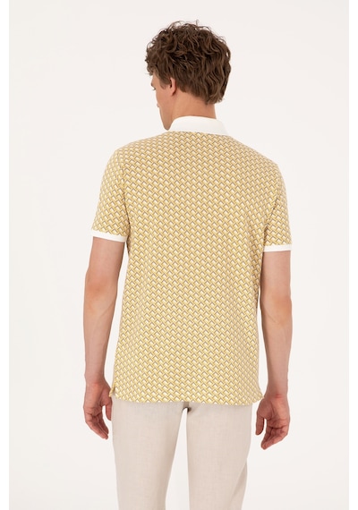 U.S. Polo Assn. Erkek Regular Fit Açık Haki Polo Yaka Tişört 50311937-VR183