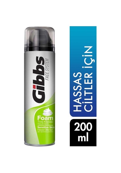 Gibbs Traş Köpük 200ml Sensitive Skin - 6'li Paket