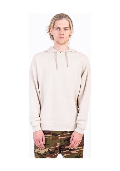 Jahr Marc Krem Rengi Büyük Beden Erkek Kapüşonlu Sweatshirt