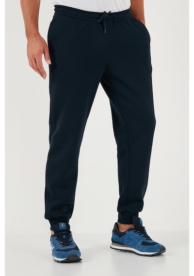 Buratti Pamuklu Regular Fit Normal Bel Cepli Erkek Eşofman Altı 5908060 Koyu Lacivert
