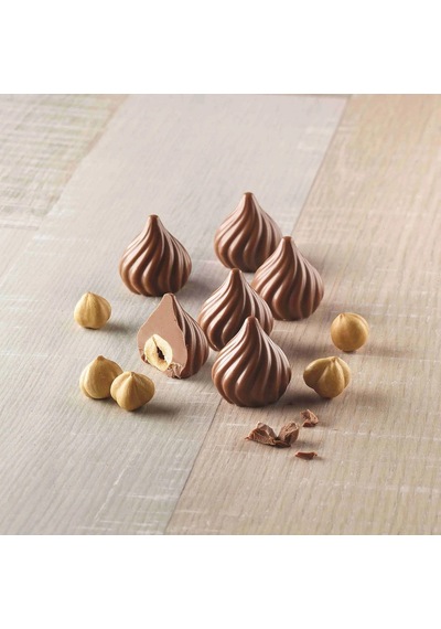 22.147.77.0065 Silikomart Scg47 3d Choco Flame Silikon Kalıp Kahverengi