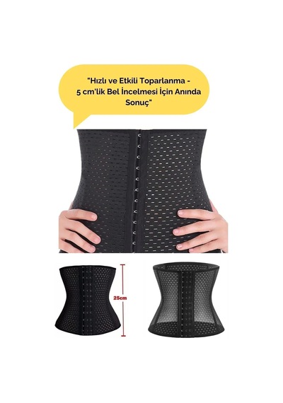 Genculus Hamilelik Sonrası Sıkılaştırıcı Korse Latex Kumaşlı, Göbek Ve Bel Toparlayıcı