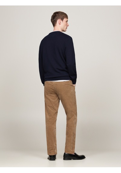 Tommy Hilfiger Pıma Org Ctn Cashmere Crew Neck Erkek Mavi Kazak - Mw0mw28046