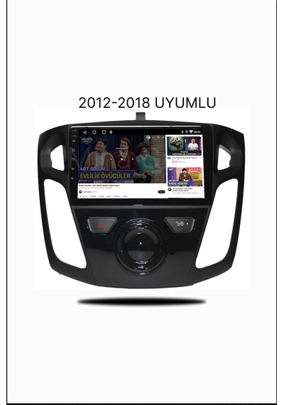 Snp Serisi Ford Focus 3 4 Uyumlu 9" Multimedya Android Teyp 4-64 Gb + Kamera li 9"