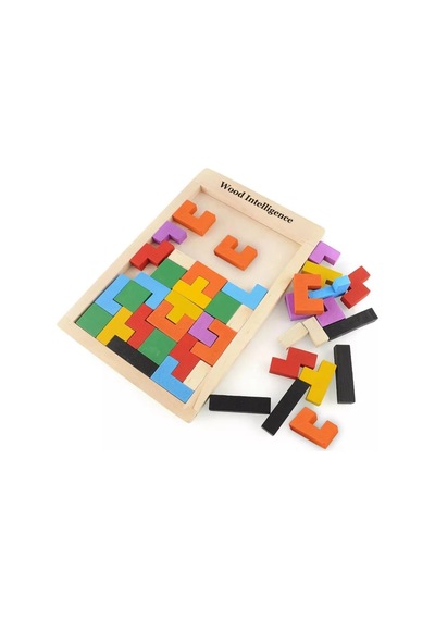 Ahşap Tetris Eğitici Oyuncak