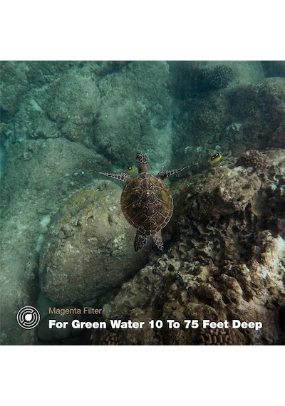Divemaster - Hero 9/10/11 İçin Siyah - Koruyucu Kılıf - Hızlı Ve Güvenli - Mavi, Yeşil Ve Düz Sularda Parlak Renkleri Yakalayın - Dalış