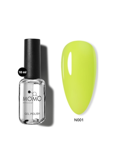 Momo Professional Kalıcı Oje N001 Neon Sarı 10 Ml