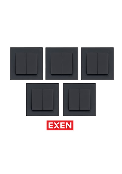Exen Füme Komütatör Mekanizma Çerçeve Dahil 5adet ANAHTAR