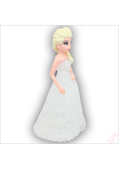 Frozen Renk Değiştiren Led Işıklı Lamba 16x9cm - Beyaz,1 Adet