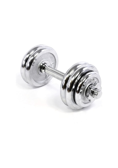 CKSpor 15 KG Krom Dumbell Seti Çantalı Döküm Plaka Dambıl Seti Cks15