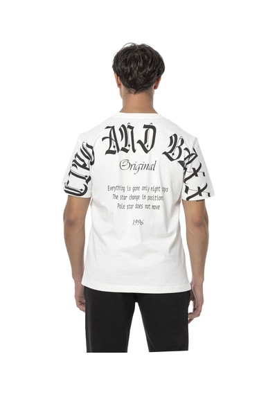 Ct787 Büyük Sırt Marka Baskılı Erkek T-shirt 001