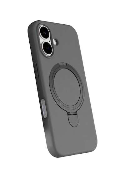 Newface Apple İphone 16 Plus Regal Magsafe Standlı Kapak - Titan Gri