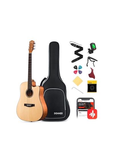 Donner Dad-140c Dreadnought Akustik Gitar Paketi
