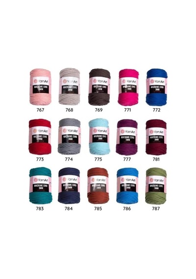 Art El Örgü İpi Macrame Cord 3 Mm, 753, 2x500 Gr