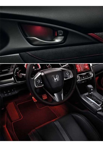 Honda Civic Fc5 Uyumlu Kapı Iç Ve Ayak Aydınlatma Kırmızı (518418824)