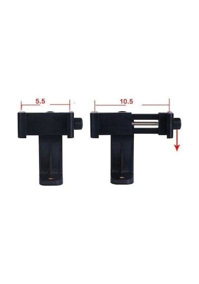 Bbox,tripod Ve Monopod Için Telefon Bağlantı Aparatı, Klipsi Tutucu Yatay Ve Dikey Kullanılır