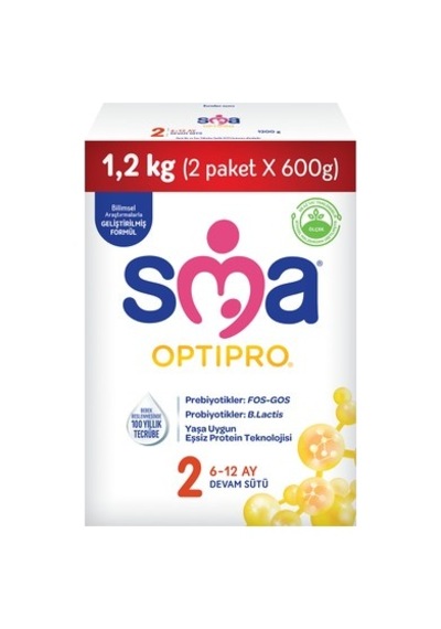 Gelişmiş 1200 Gr Sütlü Devam Sütü, 6-12 Ay Bebekler İçin