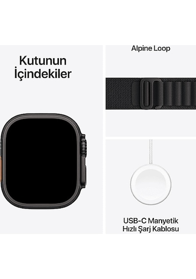 Apple MF0Q4TU/A Watch Ultra 3 Gps + Cellular 49 MM Akıllı Saat (Distribütör Garantili) Apple MF0Q4TU/A Watch Ultra 3 Gps + Cellular 49 MM Akıllı Saat (Distribütör Garantili)