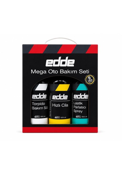 Edde 9'lu Araba Araç Oto Mega Oto Bakım Seti 9 Parça Ürün