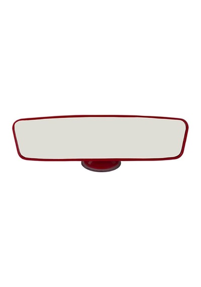 Vantuzlu İç İlave Ayna 24 CM Kırmızı / Ayıc95